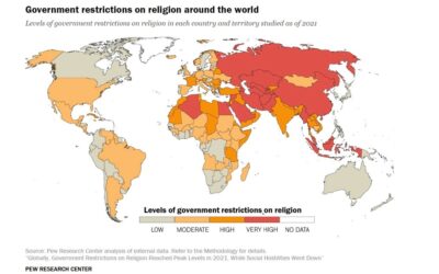 WORLD: Pew Global survey shows rising religious restrictions